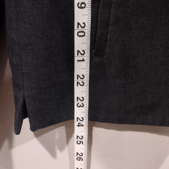 Zara Cropped Blazer Charcoal Size Medium - Picture 9 of 9